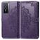 Mobigear Mandala Vivo Y76 Hoesje Bookcase Portemonnee - Paars