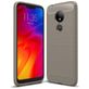 Mobigear Brushed Slim Motorola Moto G7 Power Hoesje Flexibel TPU Backcover - Grijs