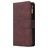 Mobigear Zipper Huawei P40 Hoesje Bookcase Portemonnee - Bruin