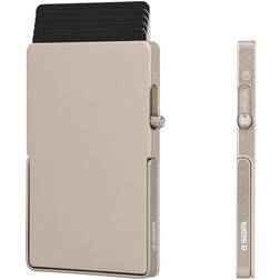 Valenta Cardprotector Aluminium Pasjeshouder - 5 Pasjes - MagSafe Compatible - Titanium