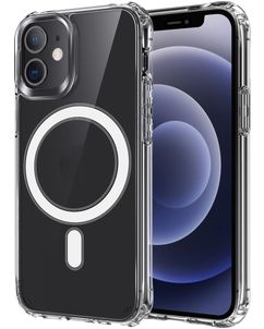 Mobigear Crystal Doorzichtig iPhone 12 MagSafe Hoesje Hardcase Backcover - Transparant