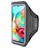 Mobiparts Comfort Fit Telefoonhouder Hardlopen Samsung Galaxy A71 Sport Hoesje Neopreen Sportarmband - Zwart