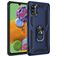 Mobigear Armor Ring Samsung Galaxy A41 Hoesje Hardcase Backcover Shockproof met Ringhouder - Blauw