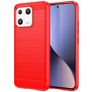 Mobigear Brushed Slim Xiaomi 13 Hoesje Flexibel TPU Backcover - Rood