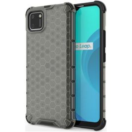Mobigear Honeycomb Realme C11 (2020) Hoesje Hardcase Backcover Shockproof - Grijs