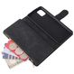 Mobigear Zipper Samsung Galaxy Note 10 Lite Hoesje Bookcase Portemonnee - Zwart