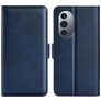 Mobigear Slim Magnet Motorola Edge X30 Hoesje Bookcase Portemonnee - Donkerblauw
