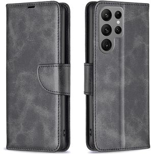Mobigear Excellent Samsung Galaxy S24 Ultra Hoesje Bookcase Portemonnee - Zwart