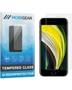 Mobigear iPhone SE (2022) Glazen Screenprotector - Case Friendly