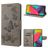 Mobigear Butterfly Samsung Galaxy M53 Hoesje Bookcase Portemonnee - Grijs