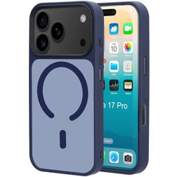 Mobiparts Hardcover iPhone 17 Pro MagSafe Hoesje Hardcase Backcover - Satin Blue