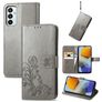 Mobigear Clover Samsung Galaxy M23 Hoesje Bookcase Portemonnee - Grijs
