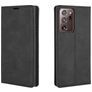 Mobigear Retro Slim Samsung Galaxy Note 20 Ultra Hoesje Bookcase Portemonnee - Zwart