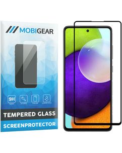 Mobigear Premium Samsung Galaxy A52s 5G Glazen Screenprotector - Case Friendly - Zwart