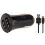 Mobilize Dual USB Autolader USB-C 1 Meter 12W 2.4A - Zwart