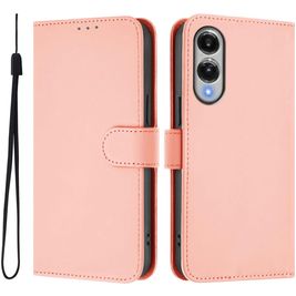 Mobigear Urban Wallet Samsung Galaxy S25 Edge Hoesje Bookcase Portemonnee - Roze