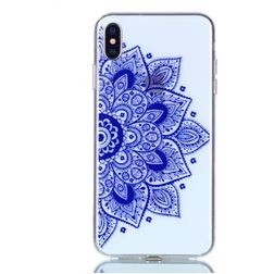 Mobigear Design iPhone XS Max Hoesje Flexibel TPU Backcover - Mandala