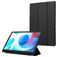 Mobigear Tri-Fold Gel Samsung Galaxy Tab A9 Plus (2023) Hoes TPU,Kunstleer Bookcase + Stylus Houder - Zwart