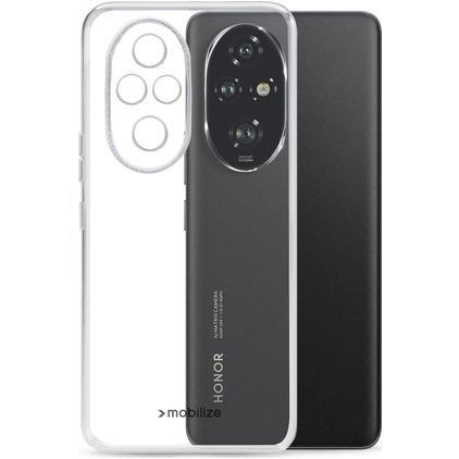 Mobilize Gelly Doorzichtig HONOR 200 Pro Hoesje Flexibel TPU Backcover - Transparant