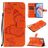 Mobigear Butterfly OPPO Reno 4 Hoesje Bookcase Portemonnee - Oranje