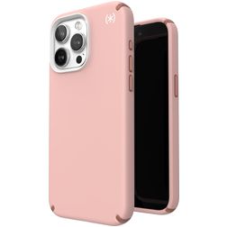 Speck Presidio2 Pro iPhone 15 Pro Max MagSafe Hoesje Hardcase Backcover Shockproof - Dahlia Pink