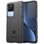 Mobigear Rugged Shield POCO F4 Hoesje Flexibel TPU Backcover Shockproof - Zwart