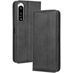 Mobigear Sensation Sony Xperia 5 IV Hoesje Bookcase Portemonnee - Zwart