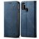 Mobigear Denim Slim Samsung Galaxy A21s Hoesje Bookcase Portemonnee - Blauw