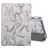 Mobigear Tri-Fold Marble iPad 8 (2020) Hoes Bookcase + Stylus Houder - Grijs