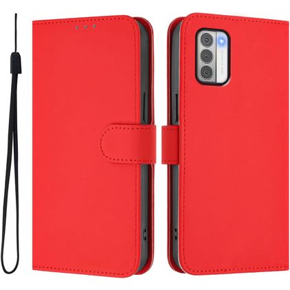 Mobigear Urban Wallet Nokia G42 Hoesje Bookcase Portemonnee - Rood