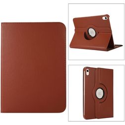 Mobigear DuoStand iPad 10 (2022) Hoes Draaibare Bookcase - Bruin