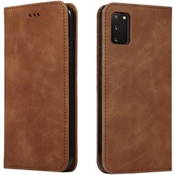 Mobigear Retro Slim Samsung Galaxy S20 Hoesje Bookcase Portemonnee - Bruin