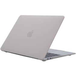 Mobigear Cream Matte MacBook Air 13 Inch (2018-2020) Hoes Hardshell Laptopcover MacBook Case - Grijs - Model A1932 / A2179 / A2337