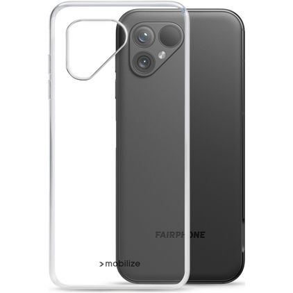 Mobilize Gelly Doorzichtig Fairphone 5 Hoesje Flexibel TPU Backcover - Transparant