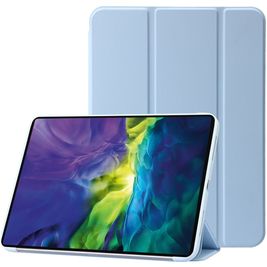 Mobigear Tri-Fold Gel iPad 10 (2022) Hoes TPU,Kunstleer Bookcase - Blauw