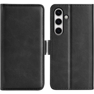 Mobigear Slim Magnet Samsung Galaxy S24 FE Hoesje Bookcase Portemonnee - Zwart