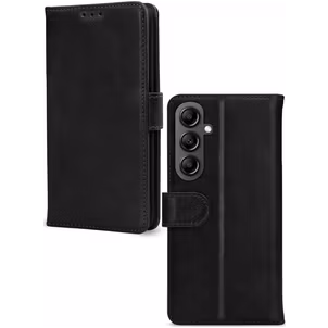 Mobilize Wallet Samsung Galaxy A14 Hoesje Echt Leer Bookcase Portemonnee - Zwart