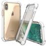 Mobigear Full Bumper iPhone XS Hoesje Hardcase Backcover Shockproof - Wit / Transparant