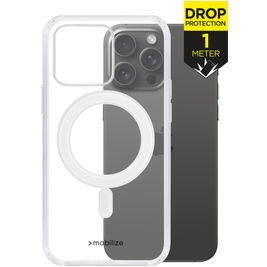Mobilize Naked Protection Doorzichtig iPhone 15 Pro Max MagSafe Hoesje Hardcase Backcover Shockproof - Transparant