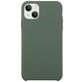 Mobigear Rubber Touch iPhone 15 Plus Siliconen Hoesje Backcover - Groen