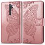Mobigear Butterfly OPPO A5 (2020) Hoesje Bookcase Portemonnee - Roségoud