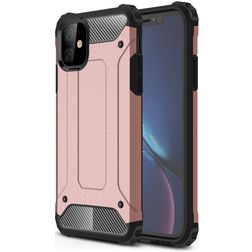 Mobigear Outdoor iPhone 11 Hoesje Hardcase Backcover Shockproof - Roségoud