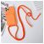 Mobigear Lanyard Card iPhone 15 Pro Max Siliconen Hoesje met koord en Pasjeshouder - Oranje