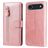 Mobigear Zipper iPhone Air Hoesje Bookcase Portemonnee - Roségoud