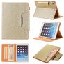 Mobigear Luxury iPad 8 (2020) Hoes Bookcase + Stylus Houder - Goud