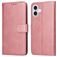 Mobigear Wallet iPhone 17 Hoesje Bookcase Portemonnee - Roségoud
