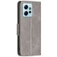 Mobigear Excellent Xiaomi Redmi Note 12 Hoesje Bookcase Portemonnee - Grijs