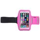 Mobigear Telefoonhouder Hardlopen iPhone 8 Plus Sport Hoesje Neopreen Sportarmband - Magenta