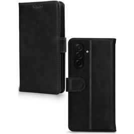 Mobilize Wallet Samsung Galaxy A26 Hoesje Echt Leer Bookcase Portemonnee - Zwart