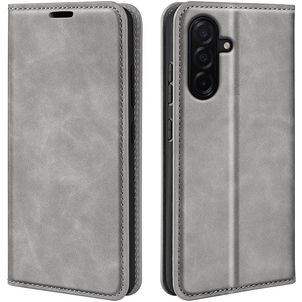 Mobigear Retro Slim Samsung Galaxy A27 Hoesje Bookcase Portemonnee - Grijs